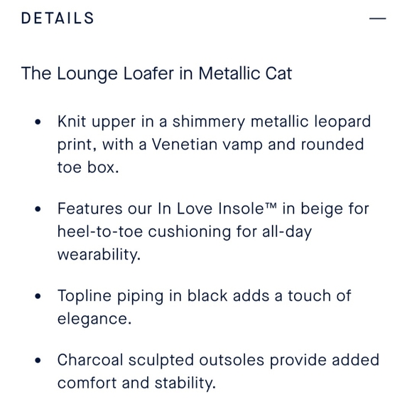 Rothys Lounge Loafer in Metallic Cat size 8.5 - Picture 9 of 10